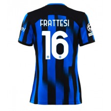 Inter Milan Davide Frattesi #16 Hjemmedrakt Kvinner 2023-24 Kortermet